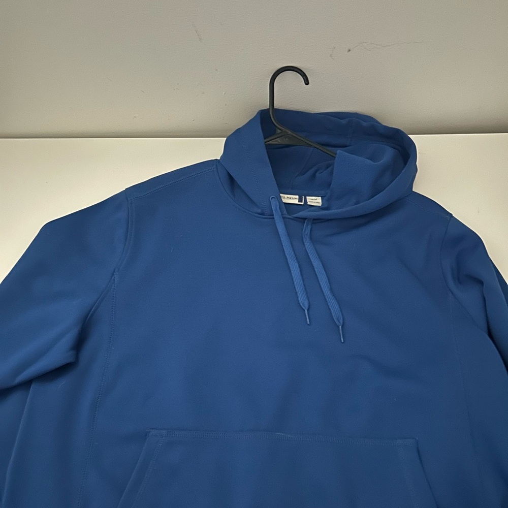 Blue Hoodie with Drawstring